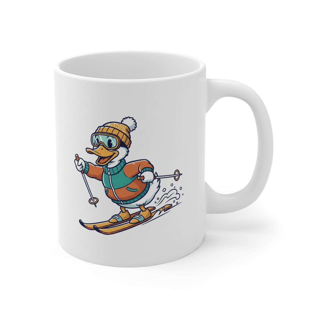 Skiing Duck
