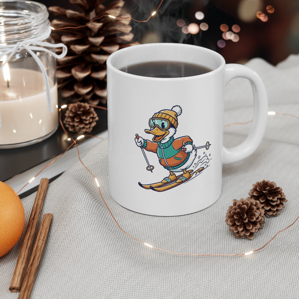 Skiing Duck